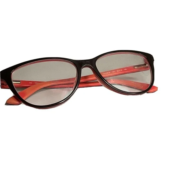 Calvin Klein Eyeglasses,‎ Frames Only, CK19516 201, 52-15-135, Brown/Pink