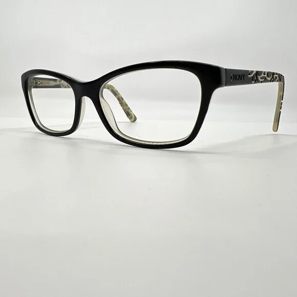 DKNY Eyeglasses Womens Black Patterned DY 4649 3582 53-16-140