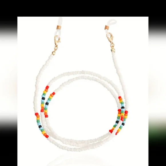 HANDCRAFTED GLASSBEAD/Chain BOHO EYEGLASS CHAIN