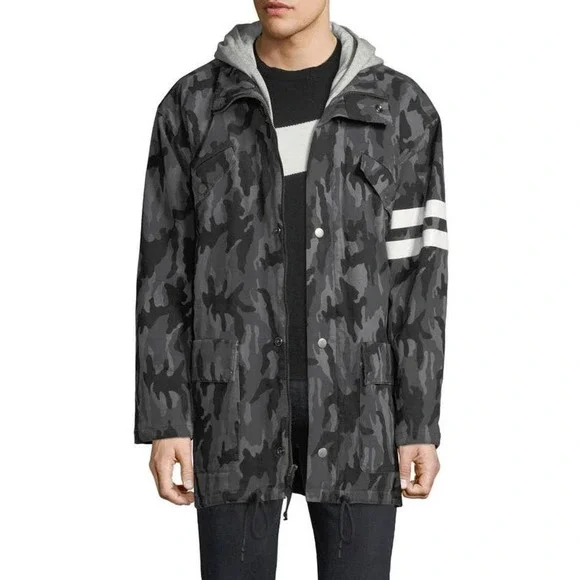NWT Joe's Jeans Men's Hooded Camo Parka Jacket