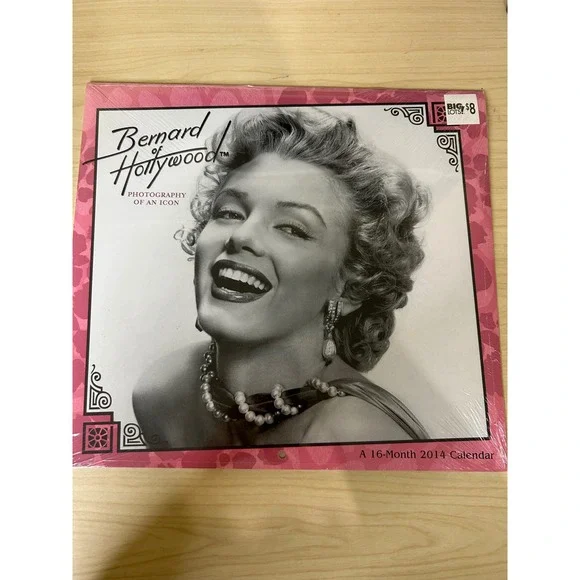 Marilyn Monroe 2014 Wall Calendar Bernard of Hollywood Mead Photography Icon NEW