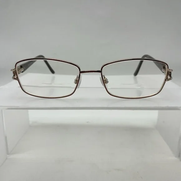 Zyloware Eyeglasses FRAMES ONLY Vanderbilt 104M Full Rim 135 Rose Gold 228