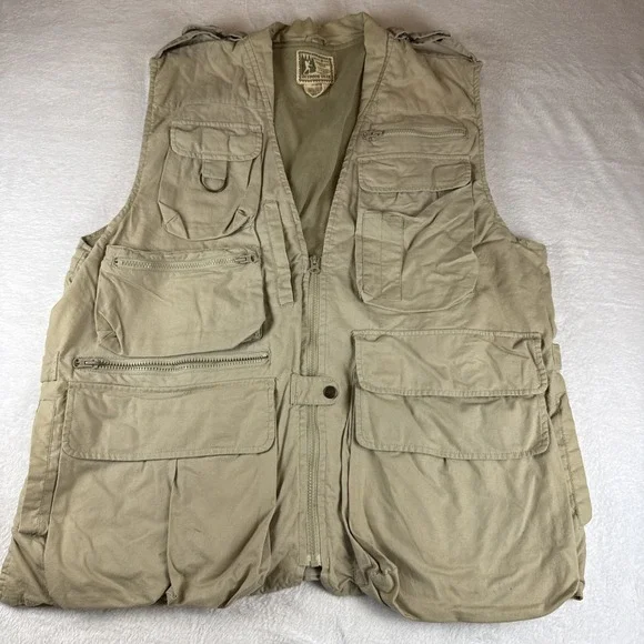 Travelers Vest Outdoor Fishing Hiking Hunting Outdoor Gear Safari Size XL **