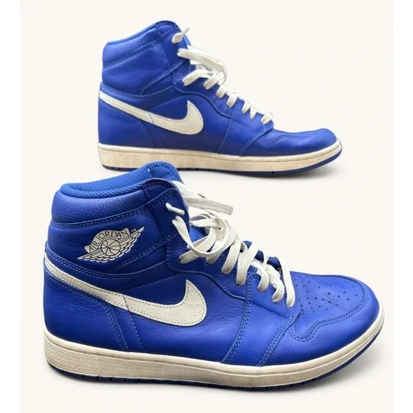 Nike‎ Air Jordan 1 High OG Hyper Royal Blue Mens 10.5 Authentic