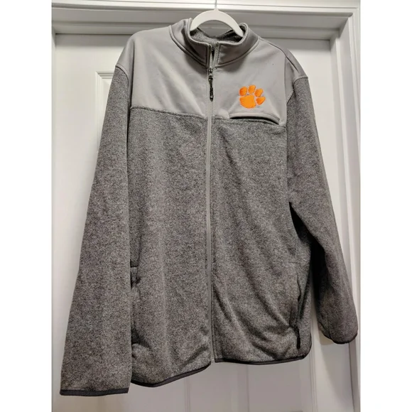 Men's Colosseum Athletics Clemson Tigers Zip Up Jacket Size XL NCAA Football