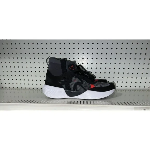 Jordan Delta 3 Mid Mens Athletic Shoes Size 11.5 Black Chile Red DR7614-060