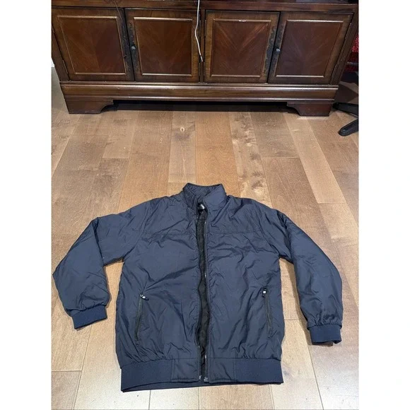 North Face Boys Jacket XL Warm Coat No Zipper Stain On Back Used