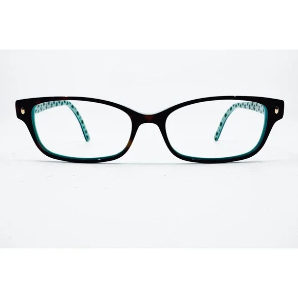 Kate Spade Eyeglasses Womens Brown Teal Floral Lucyann 2NL 135 51-16-135