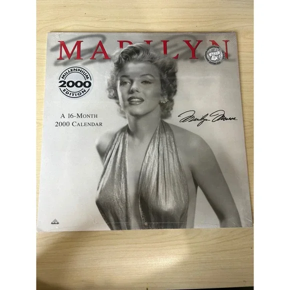 Marilyn Monroe 2000 Millennium Edition 16 Month Calendar Vintage Sealed‎ New