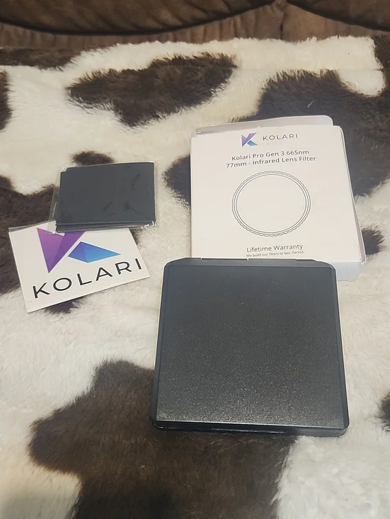 665 nm Infrared Lens Filter - 77mm Black