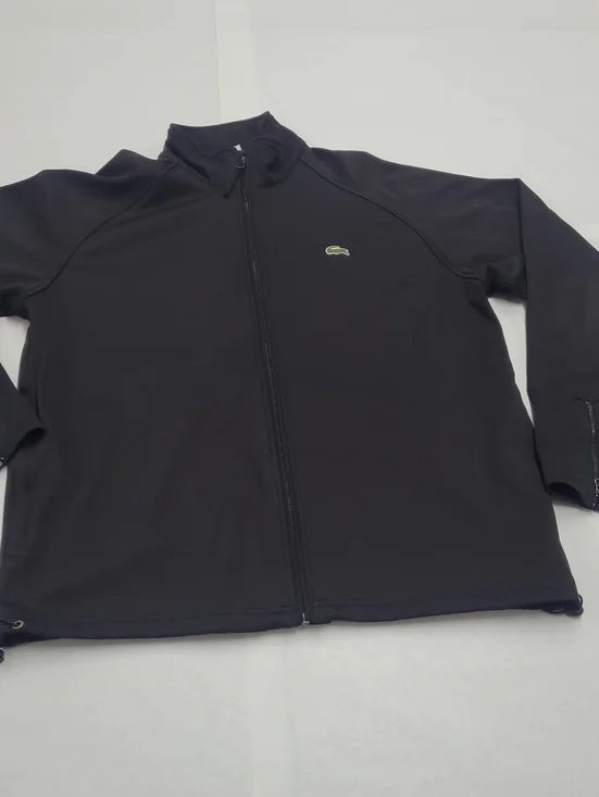 Lacoste Sport Men's Black Full-Zip Jacket Size 6 (XL)