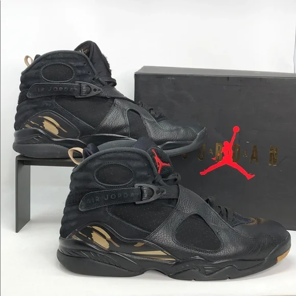 Air Jordan 8 Retro x OVO Black AA1239-045 Authentic Drake Sneakers - Size 14