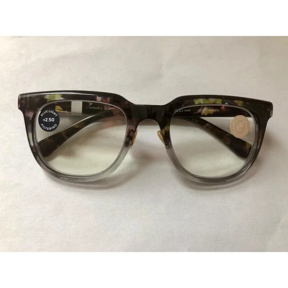 New‎ Olive Botanico Gray Peepers Readers + 2.50