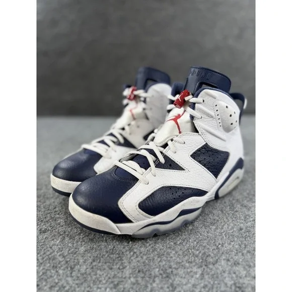 Nike Air Jordan 6 Retro Midnight Navy Shoes Mens‎ 9.5 Sneakers CT8529-164