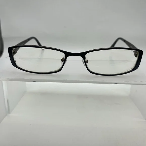 Jill Stuart Eyeglasses FRAMES ONLY JS005-2 50-17-135 Black Brown 216