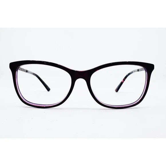 Hard Candy Eyeglasses Women Purple HC268 Sangria Cat Eye 57-17-145