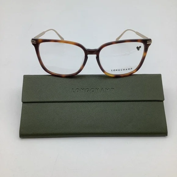 Longchamp LO2661 N 214 Havana Tortoise Gold‎ Eyeglasses Frames 54-15-140 NEW