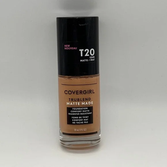 Covergirl TruBlend‎ Matte Made Foundation T20 Soft Honey 1oz Women