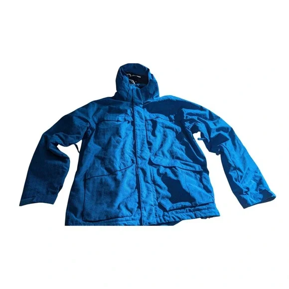 Men's Blue Ripzone Micro-Lite Waterproof Hooded Ski Snowboard Jacket‎