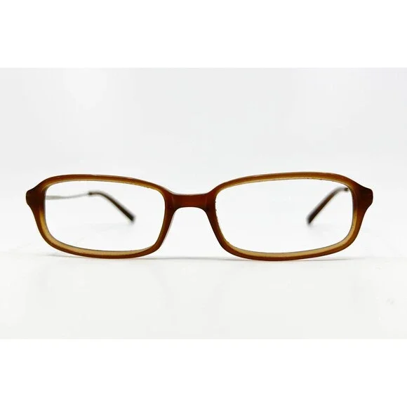 Tura Eyeglasses Women Light Brown TB306 Rectangle Metal Plastic 50-17-135