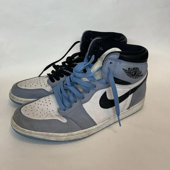 Nike Air Jordan 1 Retro OG High University Blue Sneakers Shoes‎ size 10,5