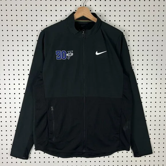 Nike 1 Cent Memphis Tigers Medium Jacket 901 Basketball Black Zip Penny Hardaway