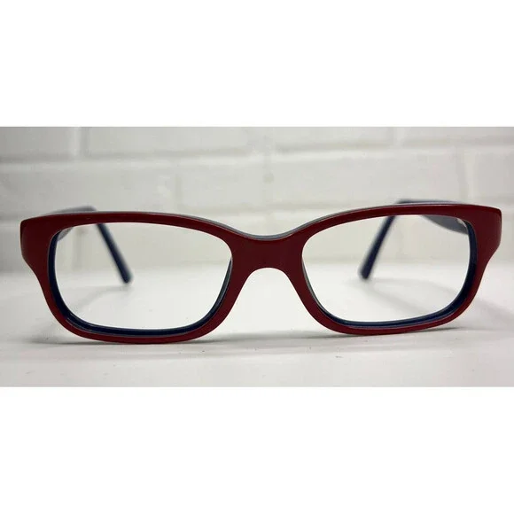 Ray-Ban Eyeglasses Frames RB1527 3577 Blue Red Rectangular 45-15-125 1135