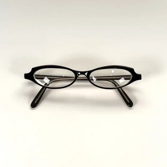 Jean Lafont Paris Bizarre 917 Eyeglasses Frame‎ Only 48-15-138 Black/Purple Oval