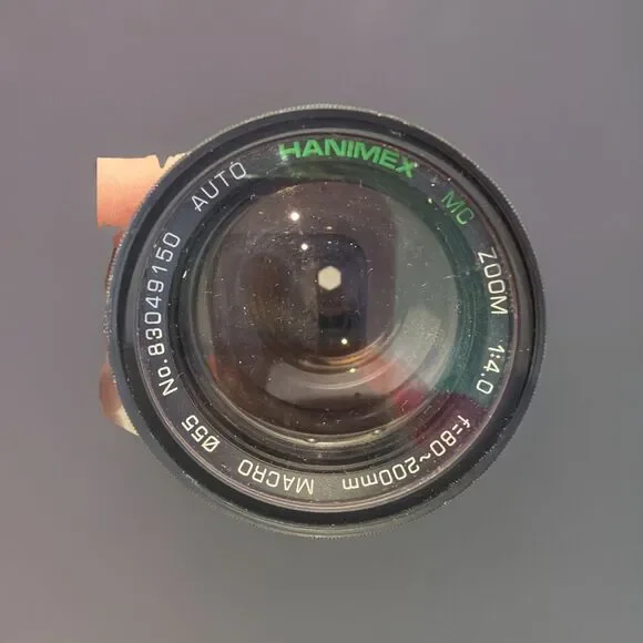 Hanimex MC Zoom 1:4.0 f=80~200mm Macro Auto Camera Lens 055 No. 83049150