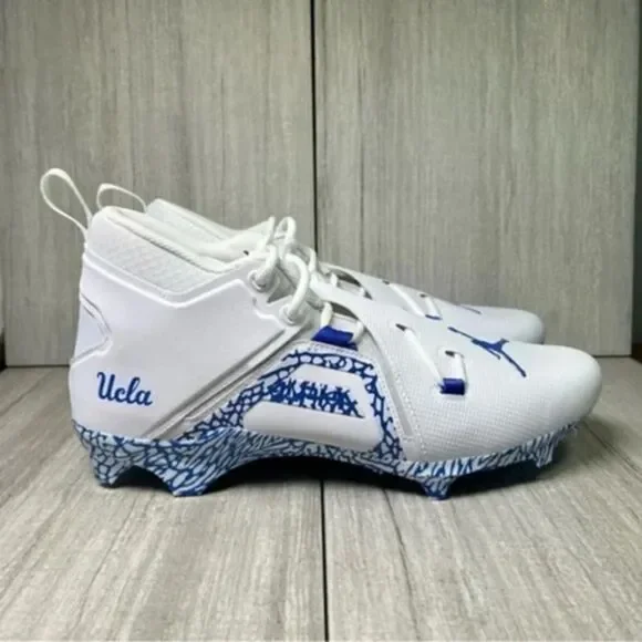 RARE Nike Jordan Alpha Menace Pro 3 UCLA Team Issued Football Cleat Men 14.5