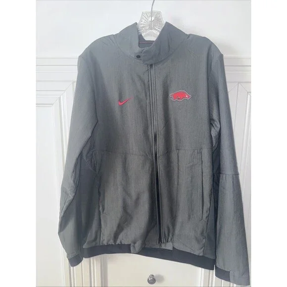 Arkansas Razorbacks Nike Full-Zip Sideline Elite Hybrid‎ Medium Softshell Jacket