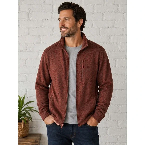 Ridgecut Mens Sweater Fleece Toughshield Jacket XL Water and Stain‎ Repellant