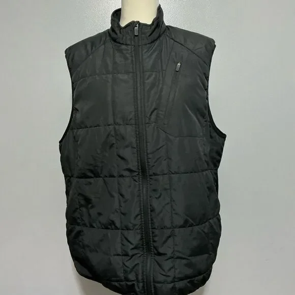 PGA Tour Unisex Vest  Black Full Zip size L