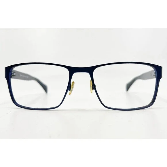 Tommy Hilfiger Men Blue Rectangle Eyeglasses Frames 5 55-18