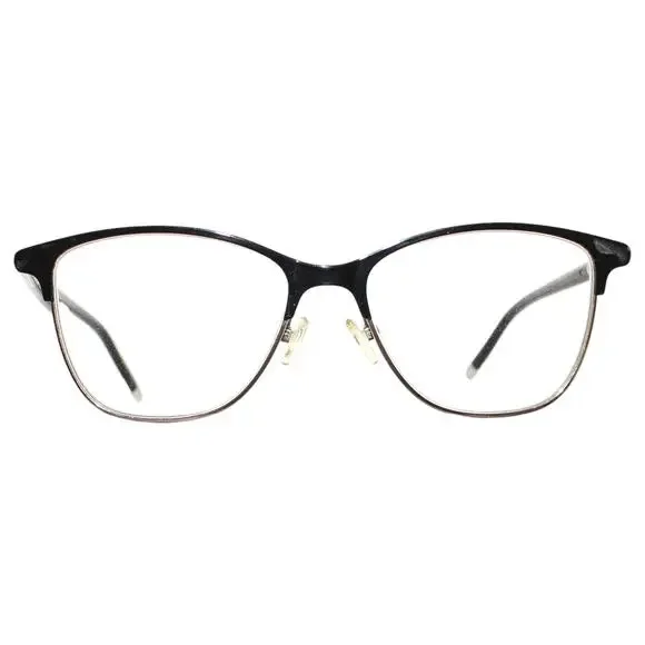 Clavin Klein Glasses Glass Frames Black Silver Cateye