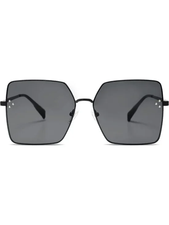 SOJOS Women's Trendy Square Sunglasses UV Protection Sunnies SJ1170 Black