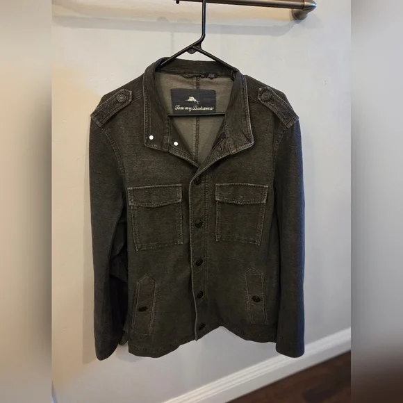 Tommy Bahama Men's Charcoal  Jacket