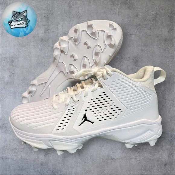 Air Jordan Force Savage 3 Football Cleats White PE Issued Men Size 14 IF2981-100