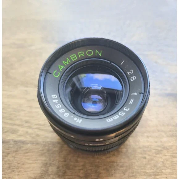 CAMBRON f/2.8 35mm SLR DSLR Camera Lens JAPAN (No. 98548)
