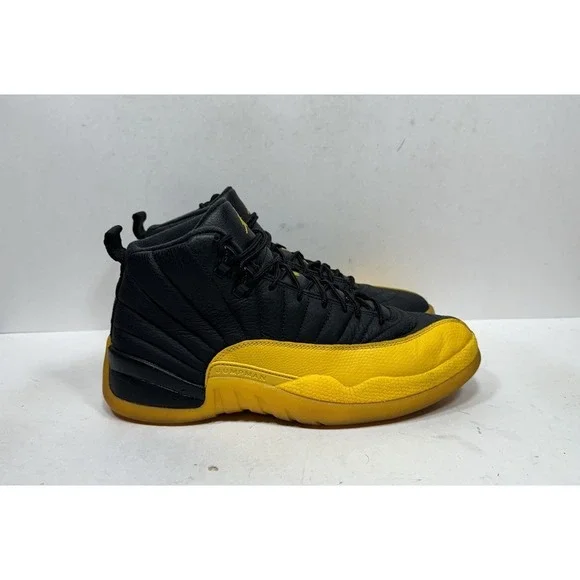 Nike Air Jordan 12 Retro University Gold 130690‑070 Men's Sz 9.5 Shoes Sneakers