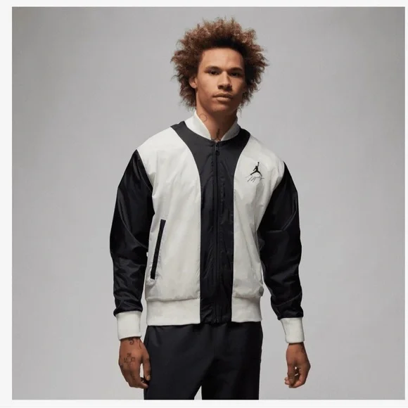 Vintage retro Jordan waterproof bomber varsity jacket