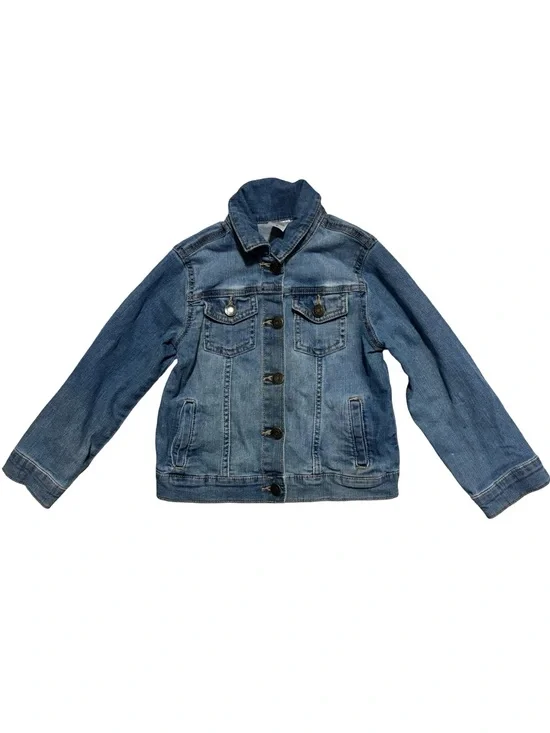 Kids Classic Blue Unisex Denim 100% Cotton Jean Casual Jacket