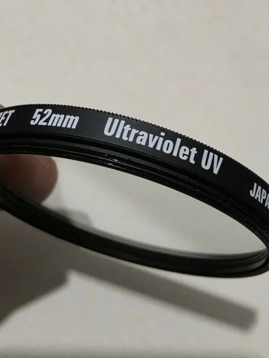 Calumet 52mm Ultraviolet UV Clear Threaded Camera Lens Filter