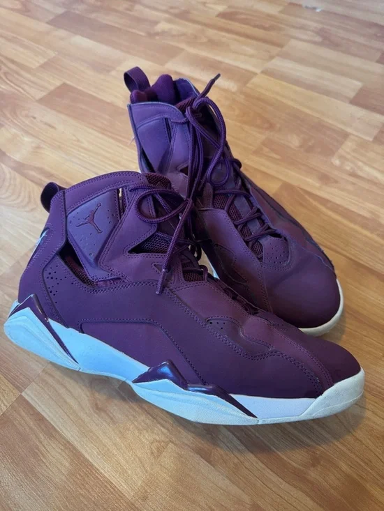 Air Jordan Nike‎ True Flight Bordeaux burgundy Basketball Shoes Mens 11