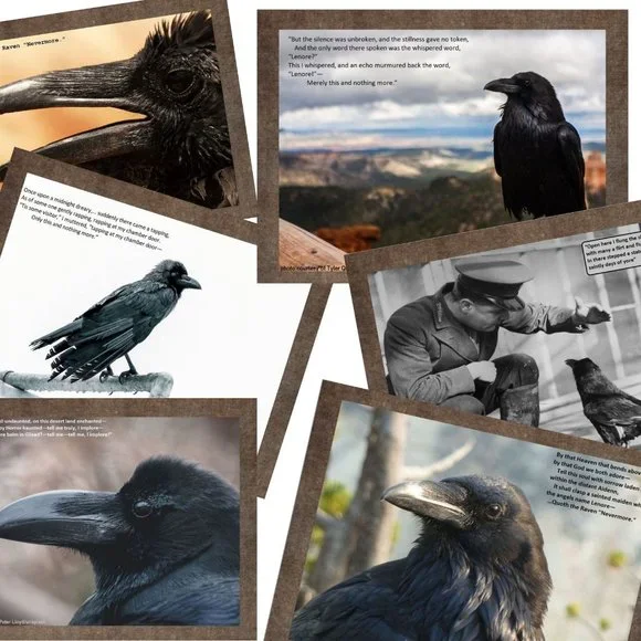 Raven Calendar 2026 Ravens Planner with The Raven by Edgar Allan Poe Poetry