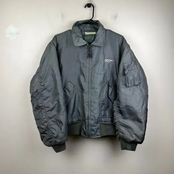 James Bond The World Is Not Enough Cobles Flight CW (MA2) Jacket 1999 Size L