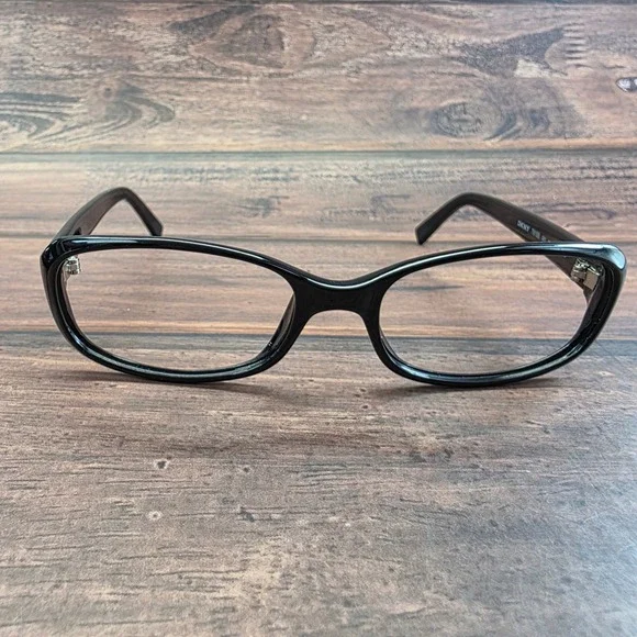 DKNY 7915S 001 Black Rectangular Full Rim Eyeglasses‎ Frames 54-17-130