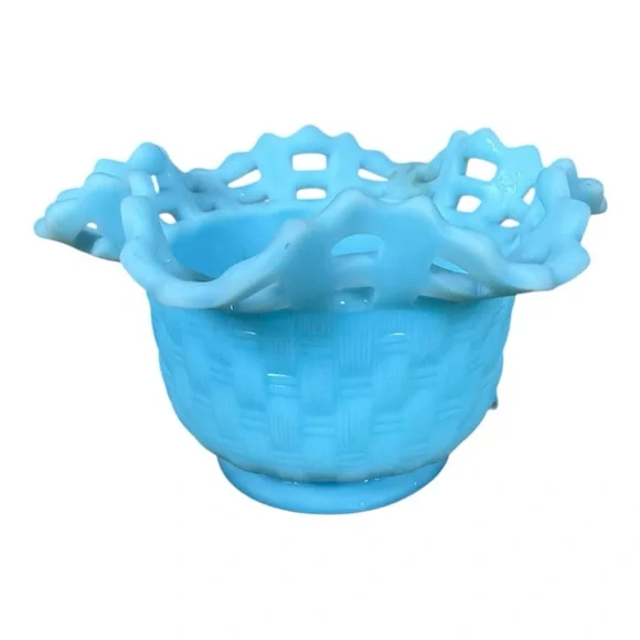 Satin Basket Weave Glass Bowl‎