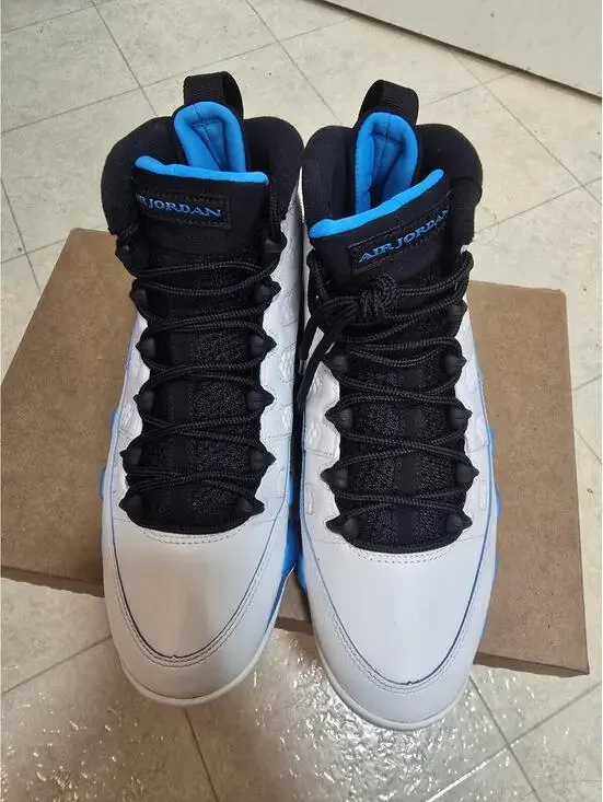 Air Jordan 9 Powder Blue Sneaker White 2024 FQ8992-101