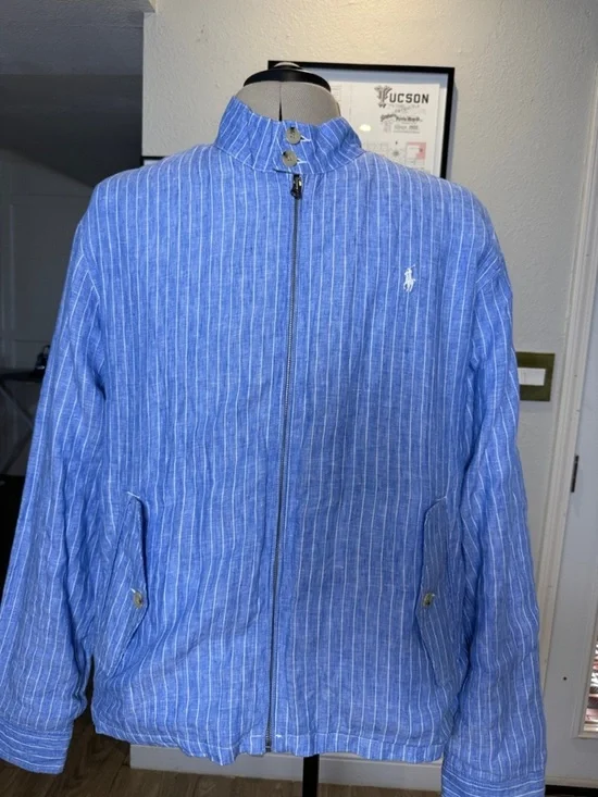 Polo Ralph Lauren Men's Striped Linen Jacket
